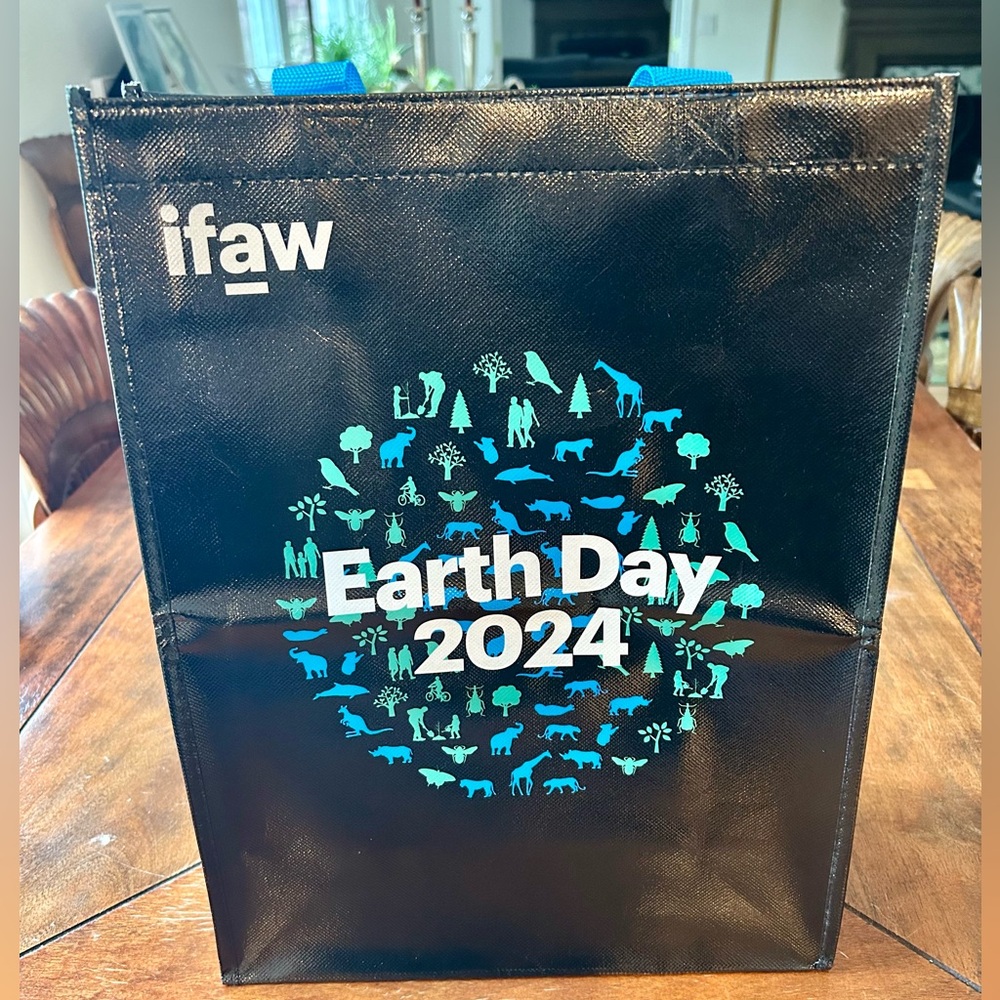 Earth Day 2024 Reusable Tote Bag